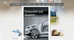 Desktop Screenshot of hyundai-motor.cz